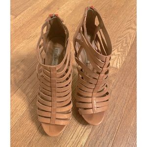 Steve Madden Leather Cage Pumps